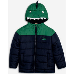Funky Dino Παιδικό Μπουφάν Χειμωνιάτικο Softshell Πράσινο Μπλε 226-318101-1