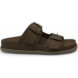 Geox Γυναικεία Σανδάλια Suede Χακί D558RA 00022 C6738