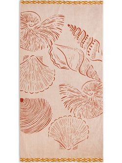 La Redoute Omana Πετσέτα Θαλάσσης Σομόν 90x175cm 351275878