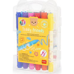 Legami Twist Up Teddy Friends Κηρομπογιές Σετ 12τμχ