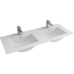 Karag LT 7506-120D Ένθετος Νιπτήρας Μπάνιου Πορσελάνης 120.5x47x18cm Λευκός