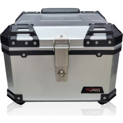 A-Pro Tuxford Μπαγκαζιέρα Μηχανής 40lt Silver
