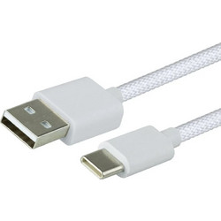 GreenMouse Braided USB-A to USB-C 1m White 46956803