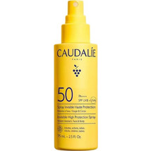Caudalie Invisible Αντηλιακό Spray Προσώπου & Σώματος Αντιγηραντικό SPF50+ 75ml
