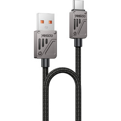 Yesido CA135C Braided USB-A to USB-C 18W 1.2m Black