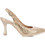Desiree Γόβες Slingback Δερμάτινες με Λεπτό Ψηλό Τακούνι Μπρονζέ SAMI18