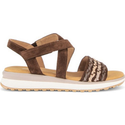 Gabor Γυναικεία Σανδάλια Suede Ανατομικά Καφέ 82848-31