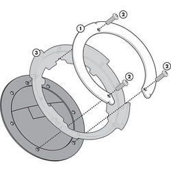 Givi BF05 Tanklock για Yamaha TDM / Tracer 7 / MT-09 / MT-03 / FZ6