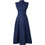 Guess Midi Καλοκαιρινό Καθημερινό Φόρεμα Navy Μπλε W6GKA0W2353-0G7P1