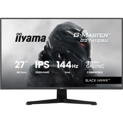 iiyama G-Master Black Hawk G2741QSU-B1 IPS Gaming Monitor 27" 2560x1440 QHD 144Hz 1ms