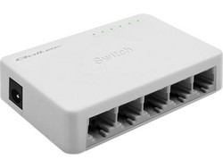 Qoltec 52247 Unmanaged L2 Switch με 5 Θύρες Ethernet 1000Mbps