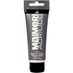 Maimeri 018 Titanium White Ακρυλικό Χρώμα Ζωγραφικής 75ml