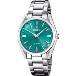 Festina Classic Γυναικείο Ρολόι με Ασημί Μεταλλικό Μπρασελέ F20622/Q