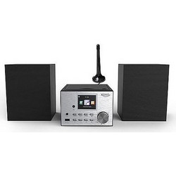 Xoro Multi Micro Compact Ηχοσύστημα Hi-Fi 40W Black Silver