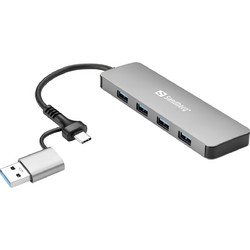 Sandberg 136-63 USB Hub 3.0 USB-C με 4 Θύρες USB-A