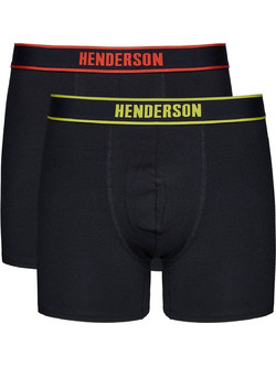 Henderson Ανδρικά Μποξεράκια Σετ 2Pack Μαύρα 44555