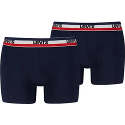 Levi's Ανδρικά Μποξεράκια Σετ 2Pack Navy Μπλε 701238002-001