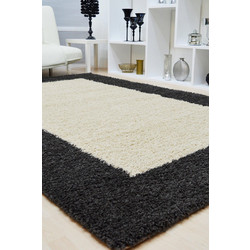Sprintzio Toscana Χαλί Ορθογώνιο Shaggy 200x290cm 5505 (4212) Beige-Anthracite