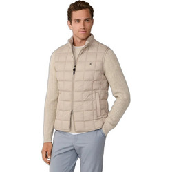 Hackett Αμάνικο Ανδρικό Μπουφάν Χειμωνιάτικο Puffer Μπεζ HM4000089
