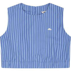 Ellesse Sarzana Γυναικείο Αθλητικό Crop Top Μπλε SGD23350-417