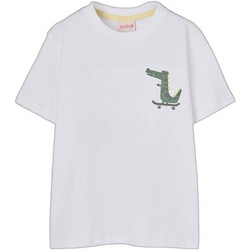 Boboli Παιδικό T-Shirt Κοντομάνικο Λευκό 813002-1100