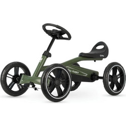 QPlay Ποδοκίνητο Μονοθέσιο Παιδικό Go Cart με Πετάλια Χακί