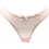 Papatya Γυναικείο Sexy String με Δαντέλα Σομόν 4279