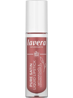 Lavera Pure 02 Nude Petal Long Lasting Satin Κραγιόν Liquid