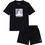 Jordan Brooklyn Mesh Παιδικό Σετ για Αγόρι Καλοκαιρινό Μαύρο 85F478-023