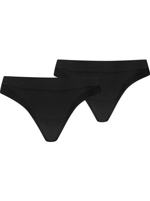 Puma Βαμβακερά Γυναικεία String Μαύρα 2Pack 701230458-001