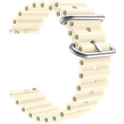 Kostelo Ocean Λουράκι Σιλικόνης Beige (Universal 18mm)