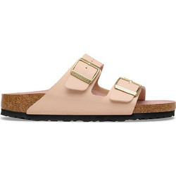 Birkenstock Arizona Δερμάτινα Γυναικεία Σανδάλια Ανατομικά Nude 1031525