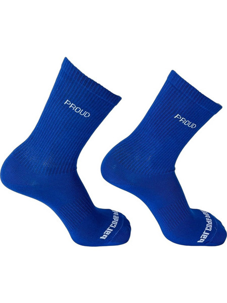 Barcode Berlin Proud Gym Ανδρικές Κάλτσες Ψηλές Royal Blue