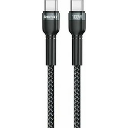 Remax RC-172 Braided USB-C to USB-C 100W 1m Black