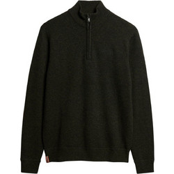 Superdry Ανδρικό Πουλόβερ με Φερμουάρ Ανθρακί M6110640A-6AQ