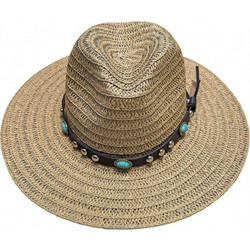 SUMMERtiempo Γυναικείο Καπέλο Fedora Ψάθινο Ταμπά 623347