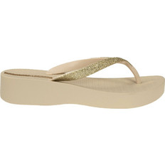 Ipanema Γυναικείες Σαγιονάρες Flatforms Ανατομικές Αντιολισθητικές Μπεζ 780-24368