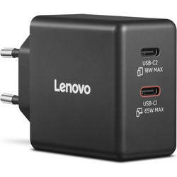 Lenovo 40AW065BEU USB-C Φορτιστής Laptop 65W με Ενσωματωμένο Καλώδιο Τροφοδοσίας