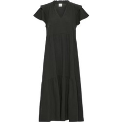 Ichi Lifana Midi Καλοκαιρινό Καθημερινό Φόρεμα Μαύρο 20125649-194008
