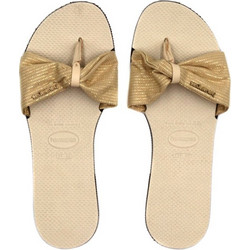 Havaianas Γυναικείες Σαγιονάρες Αντιολισθητικές Χρυσές 4145627-0121
