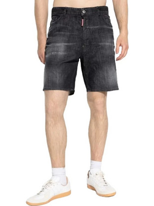 Dsquared2 Ανδρική Βερμούδα Τζιν Μαύρη S71MU0908S30357-900