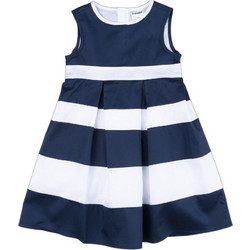 Prenatal Παιδικό Φόρεμα Σατέν Navy Μπλε Άσπρο 1565554