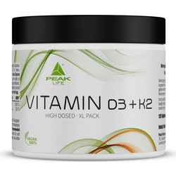 PEAK Vitamin D3 & K2 120 Ταμπλέτες