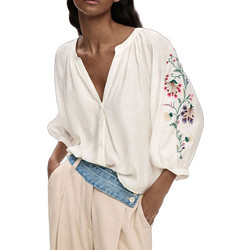 Desigual Γυναικείο Καλοκαιρινό Top Λευκό 26SWBW13-1000