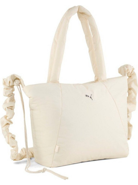 Puma Slouchy Γυναικεία Τσάντα Ώμου Γυμναστηρίου Μπεζ 091444-01