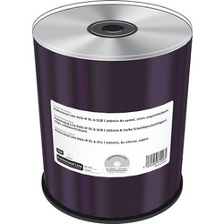 MediaRange MRPL607-C Εγγράψιμα DVD+RW 8x Dual Layer Printable 8.5GB Cake Box 100τμχ