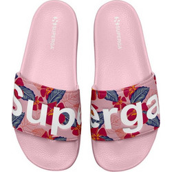 Superga Γυναικείες Παντόφλες Καλοκαιρινές Αντιολισθητικές Κολυμβητηρίου Ροζ S2134MW-A29