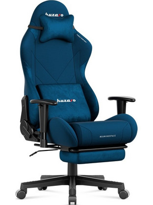 Huzaro Force 5.7 Καρέκλα Gaming Δερματίνης με Ρυθμιζόμενα Μπράτσα και Υποπόδιο Μπλε 5900415031314