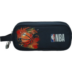 Street NBA Κασετίνα Βαρελάκι με 2 Θήκες Navy Μπλε 157531369