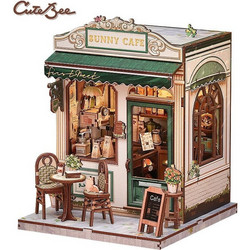 Cutebee Miniature House DIY Sunny Cafe